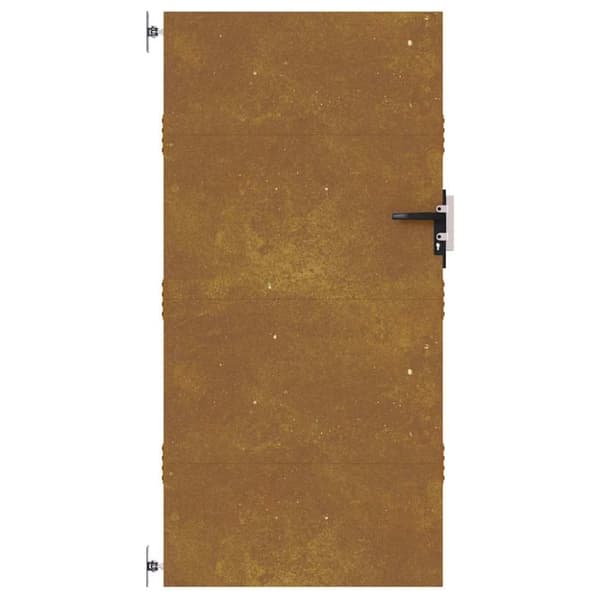 vidaXL Hageport 85x175 cm cortenstål