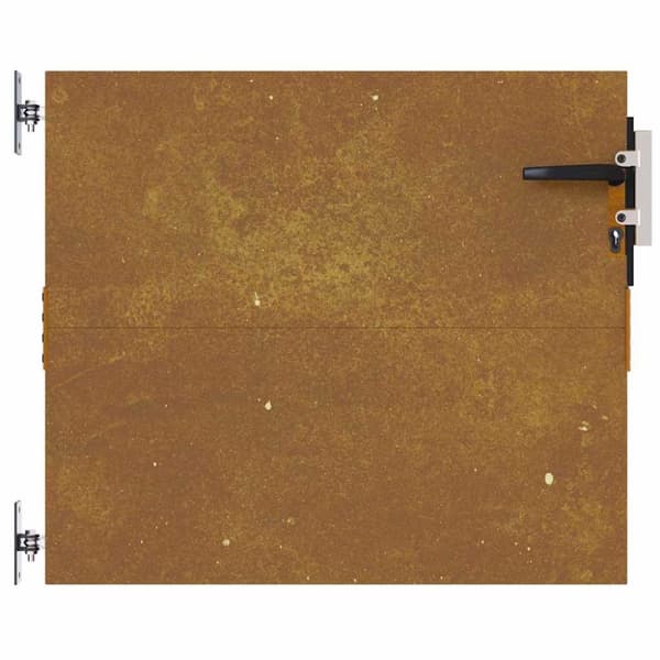 vidaXL Hageport 85x100 cm cortenstål