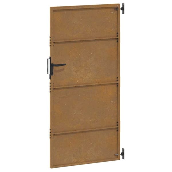 vidaXL Hageport 85x200 cm cortenstål