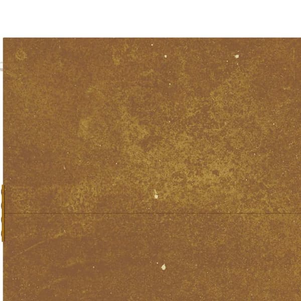vidaXL Hageport 85x200 cm cortenstål