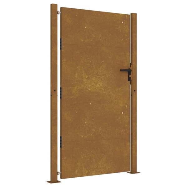 vidaXL Hageport 105x180 cm cortenstål