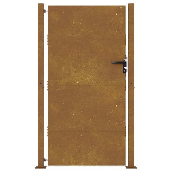 vidaXL Hageport 105x180 cm cortenstål