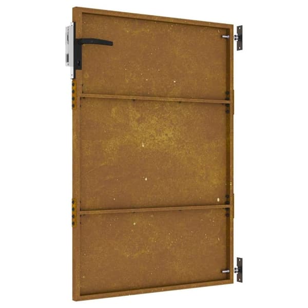 vidaXL Hageport 85x150 cm cortenstål