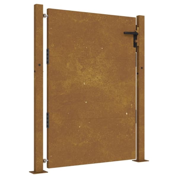 vidaXL Hageport 105x155 cm cortenstål