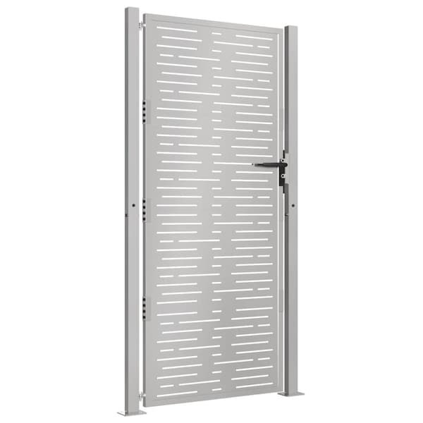 vidaXL Hageport 105x180 cm cortenstål firkantet design