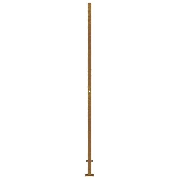 vidaXL havelåge 105x180 cm cortenstål firkantet design