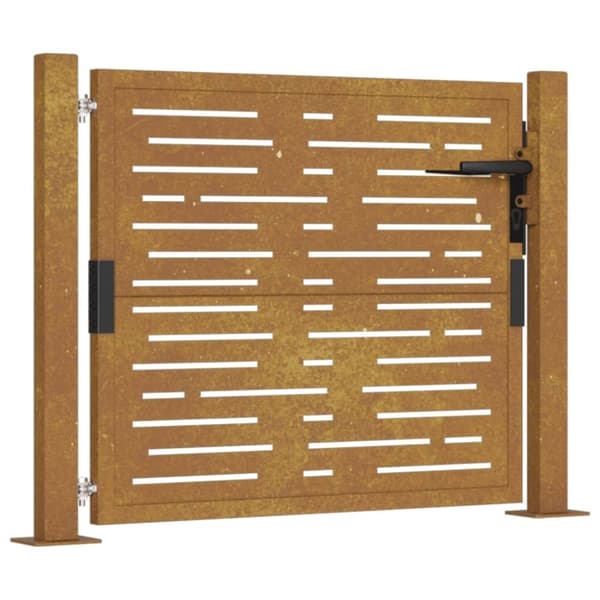 vidaXL havelåge 105x105 cm cortenstål firkantet design