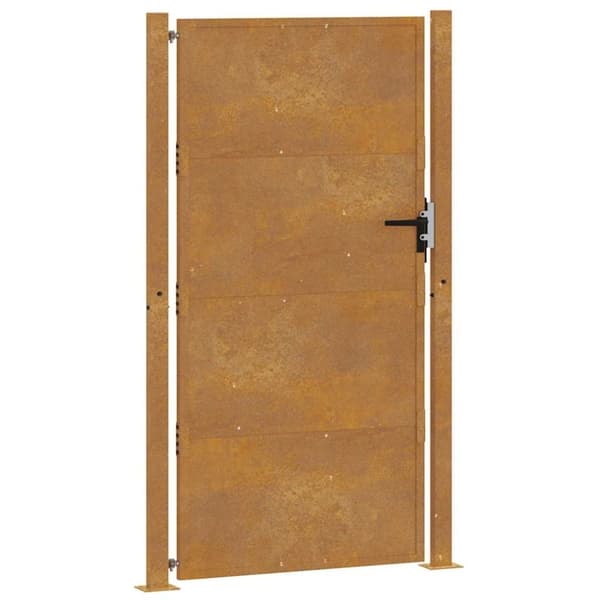 vidaXL Puutarhaportti 105x180 cm corten teräs