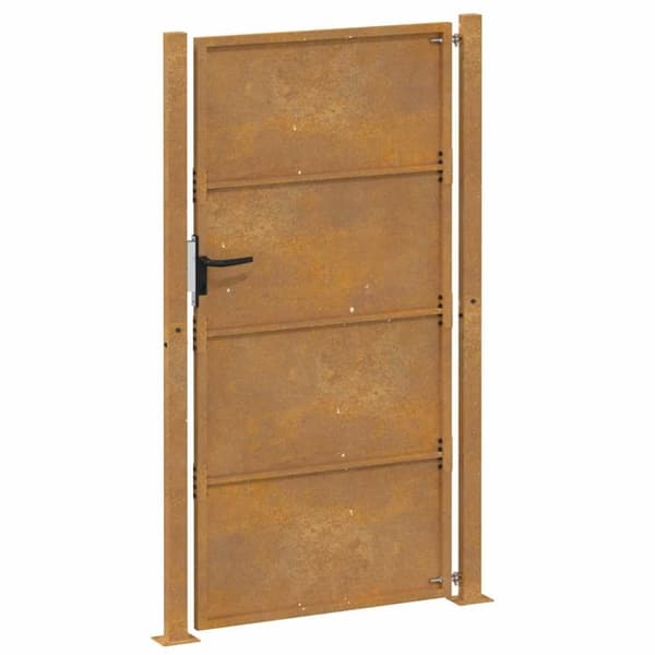 vidaXL Puutarhaportti 105x180 cm corten teräs