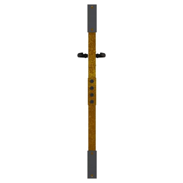 vidaXL Puutarhaportti 85x75 cm corten teräs ruohokuvio