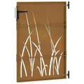 Miniatyrbilde 8 av 11: vidaXL Hageport 85x150 cm cortenstål gressdesign