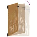 Miniatyrbilde 9 av 11: vidaXL Hageport 85x150 cm cortenstål gressdesign