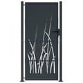 Miniatyrbilde 3 av 9: vidaXL Hageport antrasitt 105x180 cm stål gressdesign