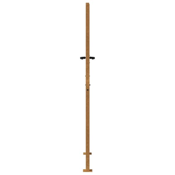 vidaXL Hageport 105x180 cm cortenstål firkantet design