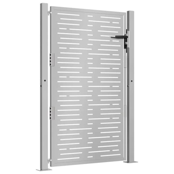 vidaXL Hageport 105x130 cm cortenstål firkantet design