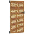 Pikkukuva 5 / 11: vidaXL Puutarhaportti 85x200 cm corten teräs raitakuvio