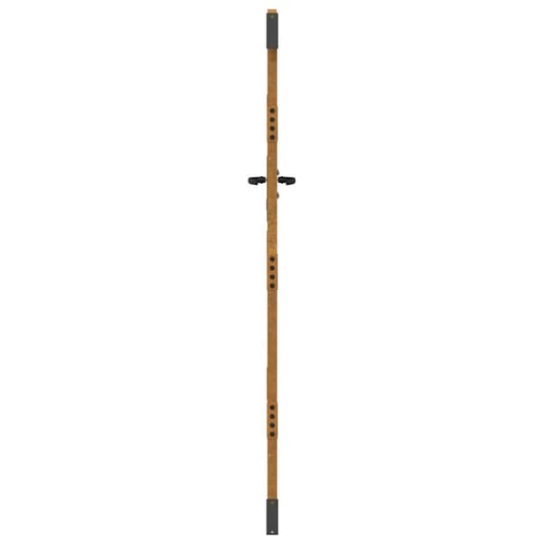vidaXL Puutarhaportti 85x200 cm corten teräs raitakuvio