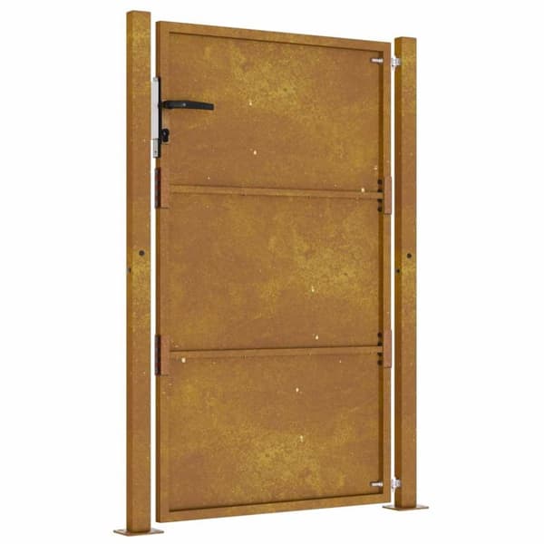 vidaXL Hageport 105x155 cm cortenstål
