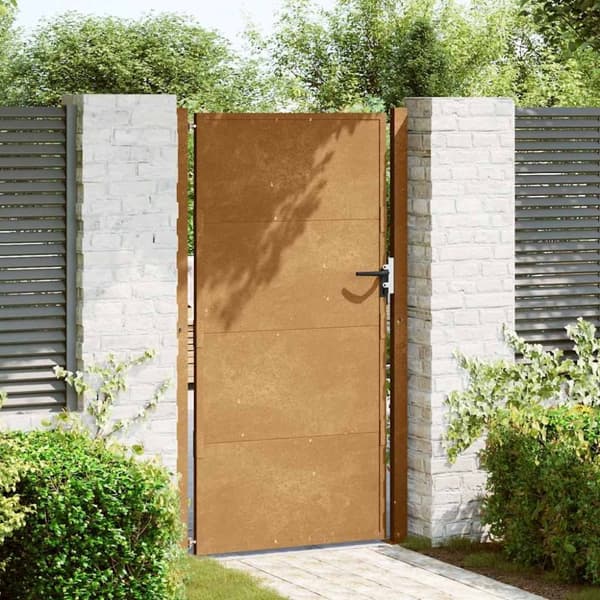 vidaXL havelåge 105x205 cm cortenstål