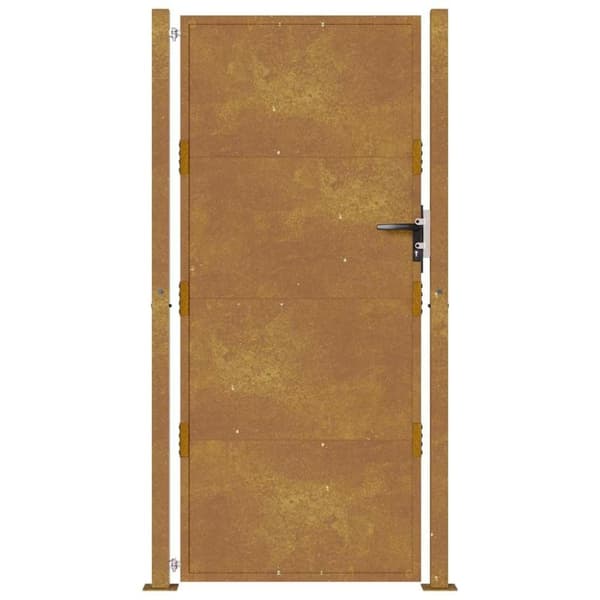 vidaXL havelåge 105x205 cm cortenstål