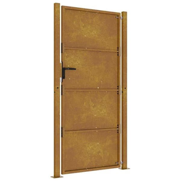 vidaXL havelåge 105x205 cm cortenstål