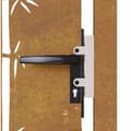 Miniatyrbilde 9 av 11: vidaXL Hageport 105x80 cm cortenstål bambusdesign