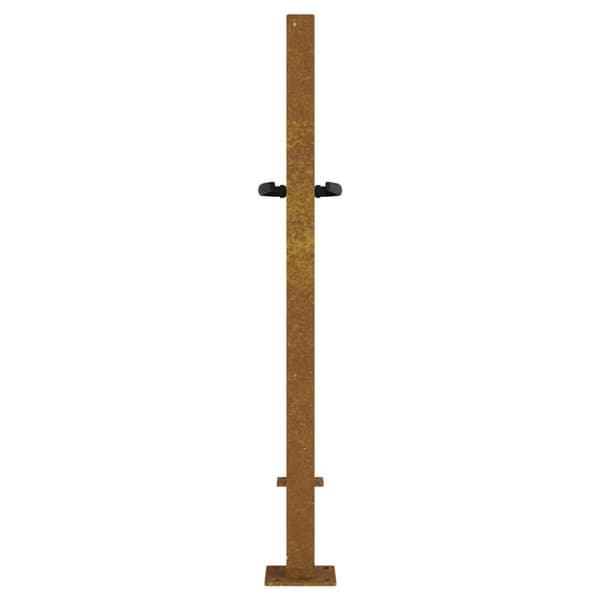 vidaXL havelåge 105x80 cm cortenstål firkantet design