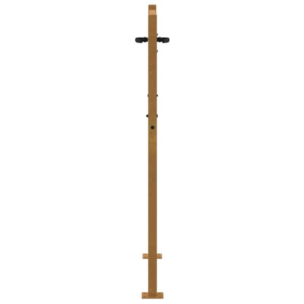 vidaXL Hageport 105x130 cm cortenstål