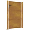 Miniatyrbilde 8 av 11: vidaXL Hageport 105x130 cm cortenstål