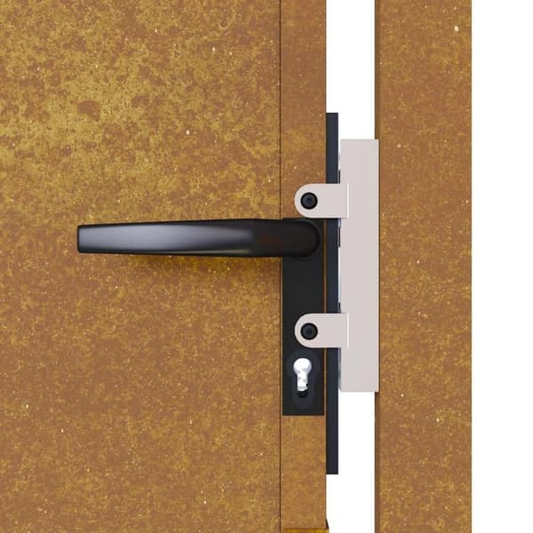 vidaXL Hageport 105x130 cm cortenstål