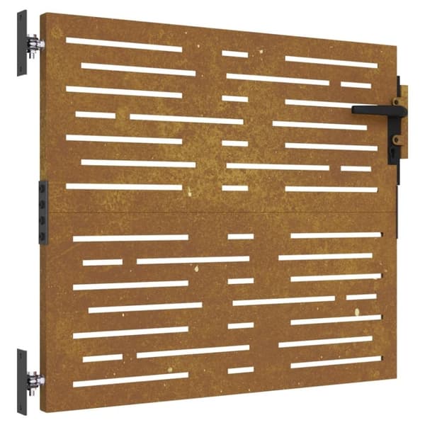 vidaXL havelåge 85x75 cm cortenstål firkantet design
