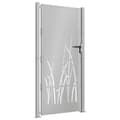 Miniatyrbilde 4 av 11: vidaXL Hageport 105x205 cm cortenstål gressdesign