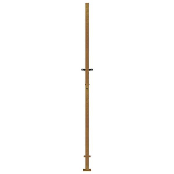 vidaXL Hageport 105x205 cm cortenstål gressdesign