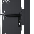 Miniatyrbilde 7 av 9: vidaXL Hageport antrasitt 105x130 cm stål bambusdesign
