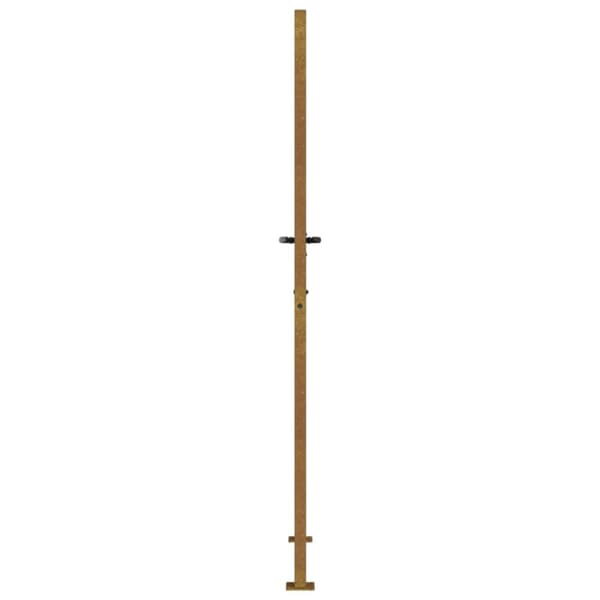 Puutarhaportti 105x180 cm corten teräs bambukuvio