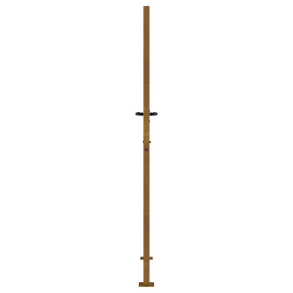 Puutarhaportti 105x180 cm corten teräs