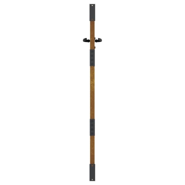 Puutarhaportti 85x150 cm corten teräs raitakuvio
