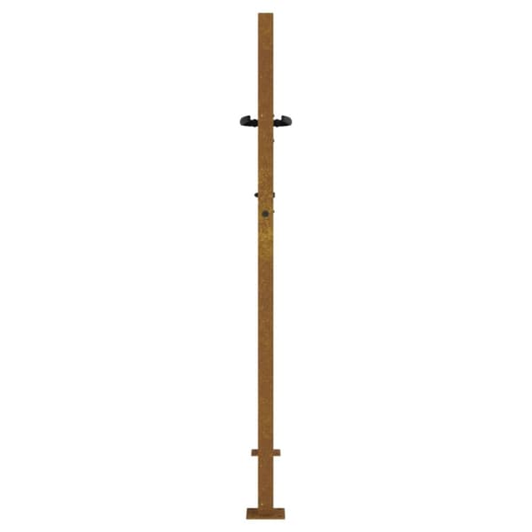 havelåge 105x155 cm cortenstål firkantet design
