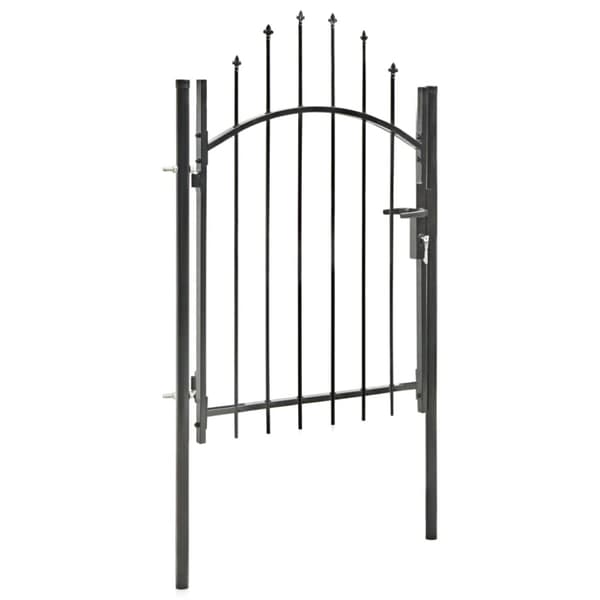 havelåge stål 1 x 1,75 m sort