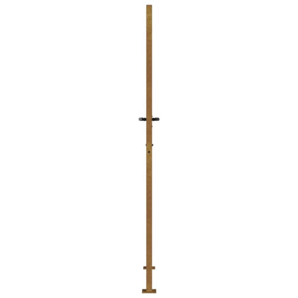 havelåge 105x205 cm cortenstål bambusdesign