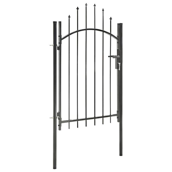 havelåge stål 1 x 2 m sort