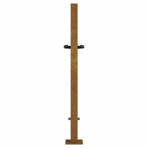 havelåge 105x105 cm cortenstål firkantet design