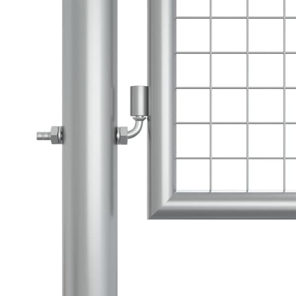 havelåge galvaniseret stål 415 x 175 cm sølvfarvet