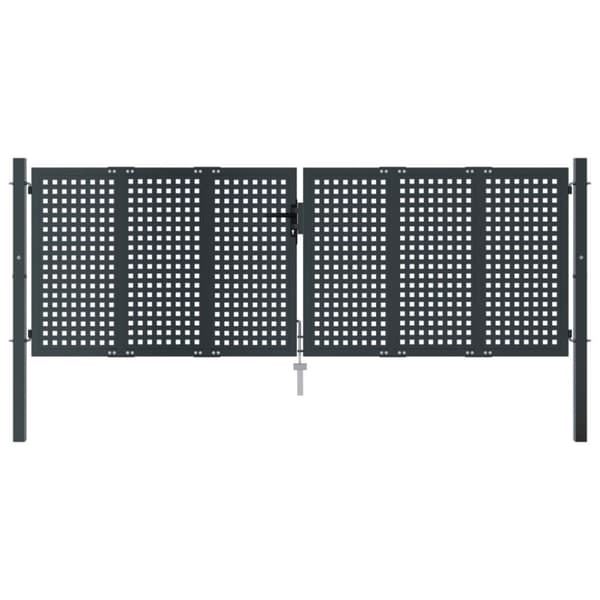 havelåge 300x125 cm stål antracitgrå
