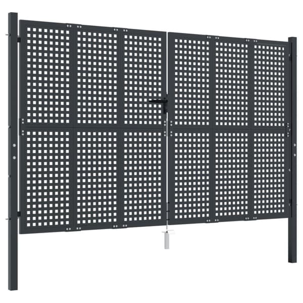 havelåge 300x250 cm stål antracitgrå