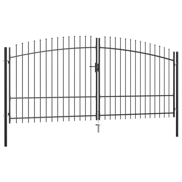 vidaXL Aitaportti keihäskärjillä 400x225 cm - Portit