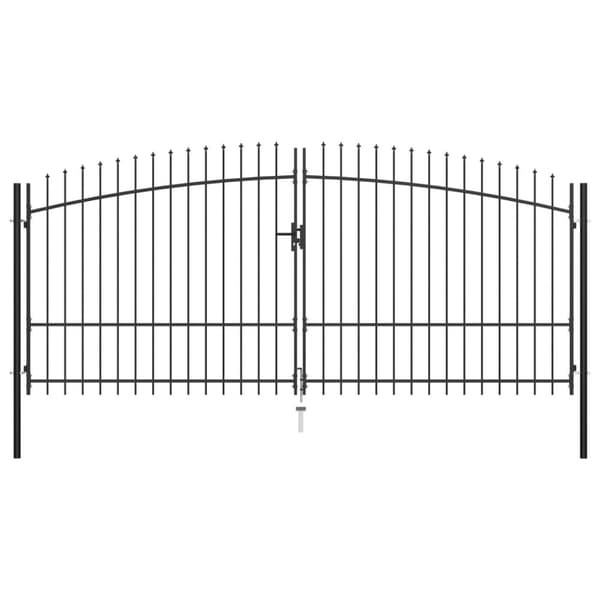 vidaXL Aitaportti keihäskärjillä 400x225 cm - Portit