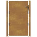 Pikkukuva 5 / 11: vidaXL Puutarhaportti 105x130 cm corten teräs -  Portit