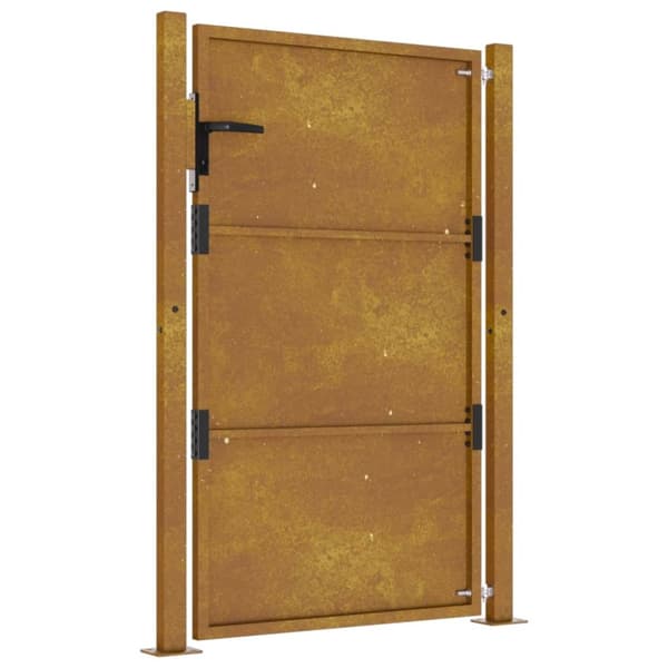 vidaXL havelåge 105x130 cm cortenstål -  Låger