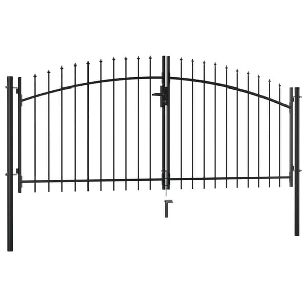 vidaXL Aitaportti keihäskärjillä 300x150 cm -  Portit